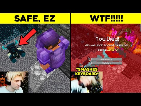 Losing your 1000 Day World to a WARDEN - Minecraft Hardcore Deaths #34