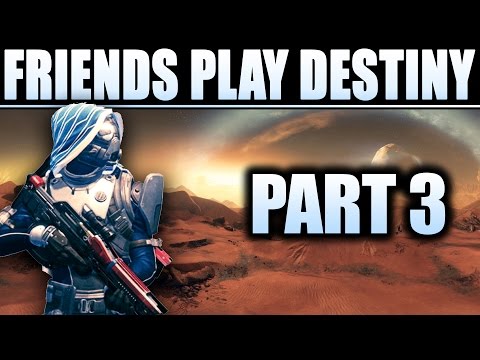 Destiny Gameplay Walkthrough BETA Part 3: Coop! Mission 3! Boss Battle! PS4, Xbox One