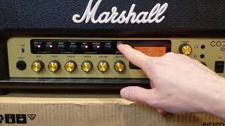 Video thumbnail for My Marshall CODE 100H Head Review And Demo by Rob L