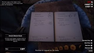 Red Dead Redemption 2 ALL LEDGER CAMP UPGRADES