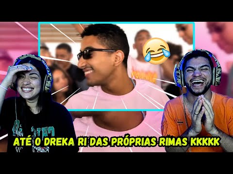 REACT TENTE NÃO RIR com as rimas do DREKA!