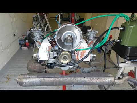 VW type 4 2270cc first run after cam break in