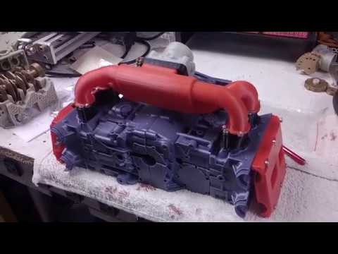 3D printed Subaru engine GOOD update