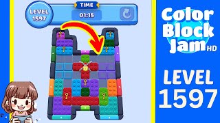 Solusi Level 1597 Color Block Jam