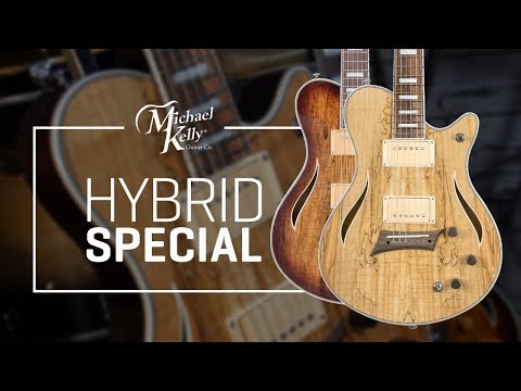 Michael Kelly MKHSSSPPYZ Hybrid Special Spalt Maple Top Mahogany Neck 6-String Electric Guitar image 11