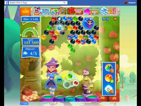 Bubble Witch Saga 2-Level 1546