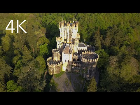 Espectaculares imágenes aéreas del castillo de Butrón y sus alrededores