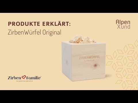 ZirbenWürfel Original by ZirbenFamilie – Der Klassiker für natürlichen Zirbenduft 🌲✨