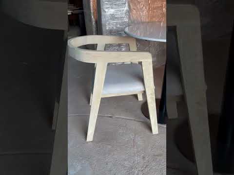 Sheesham wood restaurant wooden dining cushion arm chair for...