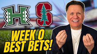 BEST College Football Week 0 BETS! Hawaii vs Stanford Prediction and Picks
