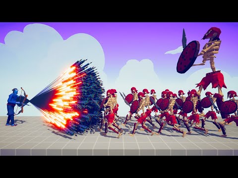 100x SKELETON + GIANT vs EVERY RANGED UNIT  | TABS - Totally Accurate Battle Simulator