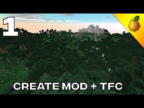 Auto-TerraFirmaCraft: Create Mod + TFC (Episode 1)