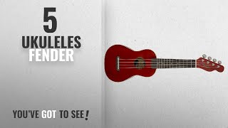 Video thumbnail for Top 10 Ukuleles Fender [2018]: Fender Venice Soprano Ukulele - Cherry by Musical Instruments