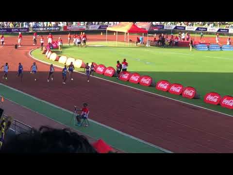 Sub Junior Girls 100m Final- Coca Cola Games 2022