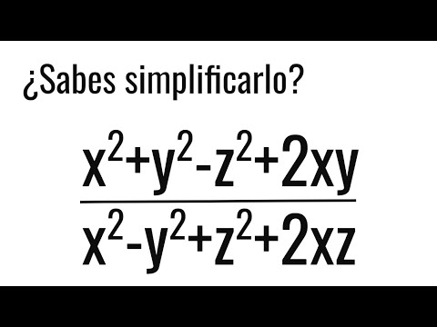 ¿SABES SIMPLIFICAR ESTA FRACCIÓN ALGEBRAICA? Álgebra Básica