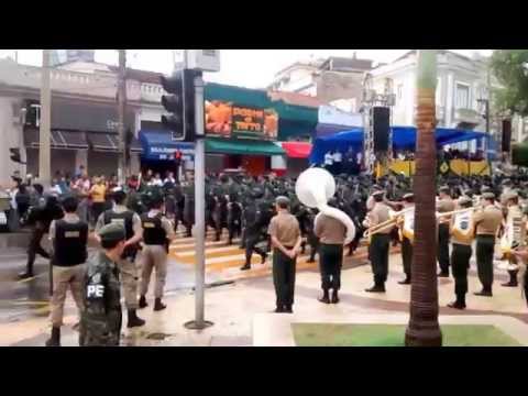Desfile Militar de 7 de setembro 2015 - EsSA - Três Corações/MG Brasil