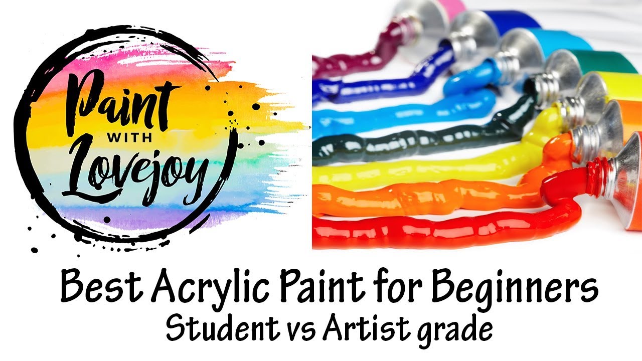 Should I buy Cheap Acrylic paint? Student vs Artist grade - What a beginner painter needs to know🎨