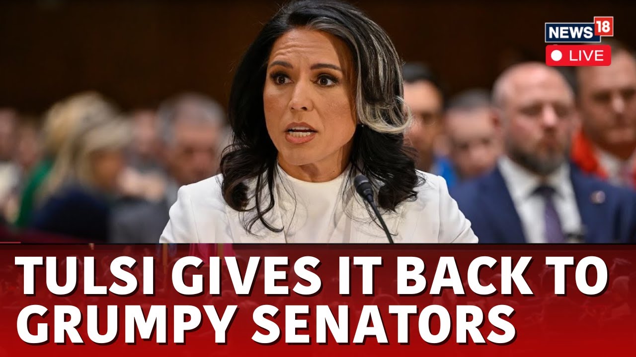 LIVE: Tulsi Gabbard Faces Tense Senate Hearing, Grilled On Snowden, Assad And Putin | N18G