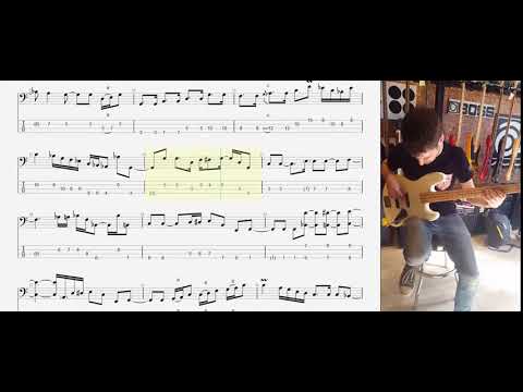 Michael League Jazz Bass Improv in C Transcription (notation and TAB)