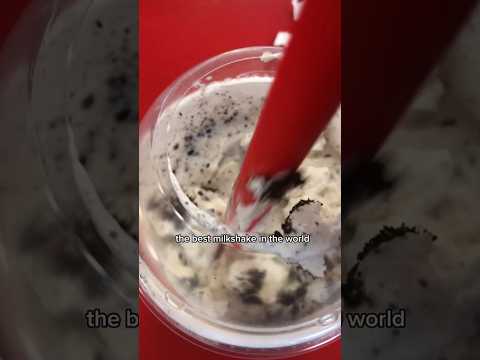 How good is the Culvers Milkshake? 😋 #foodie #milkshake #shorts