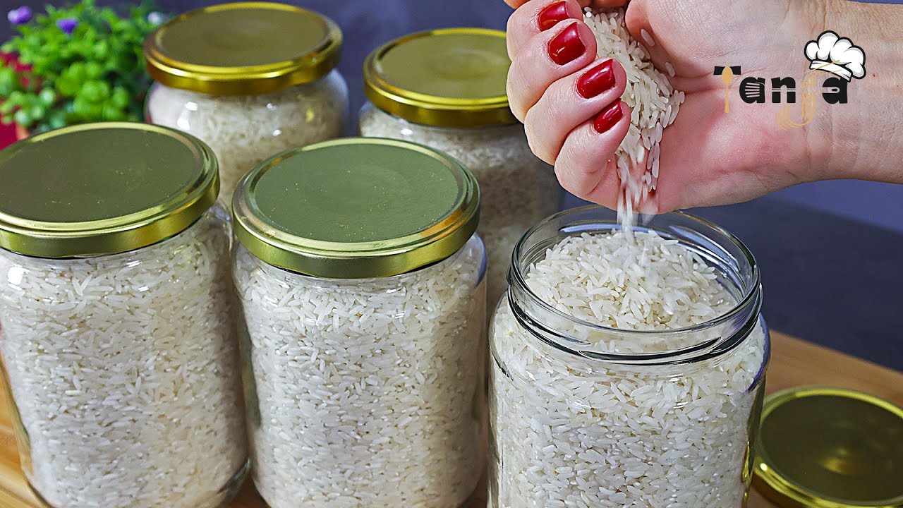 recipes that will save your life! preserve flour, beans and rice in jars in time!