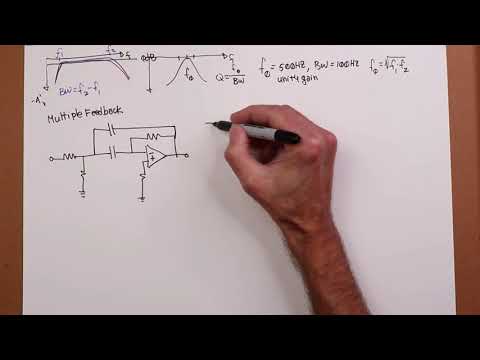 Op Amps: Multiple Feedback Bandpass Filter
