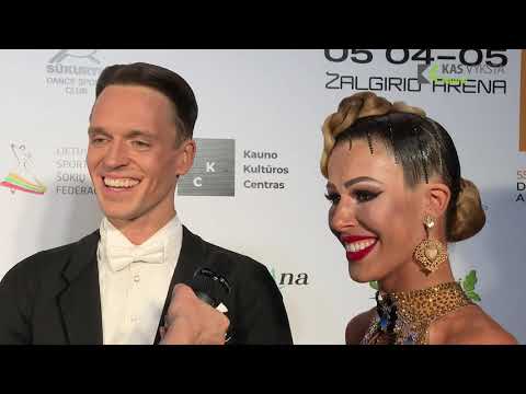 Interview V. Lacitis - V. Golodneva, LTU | WDSF Int. Open Winners (Amber Couple 2019)