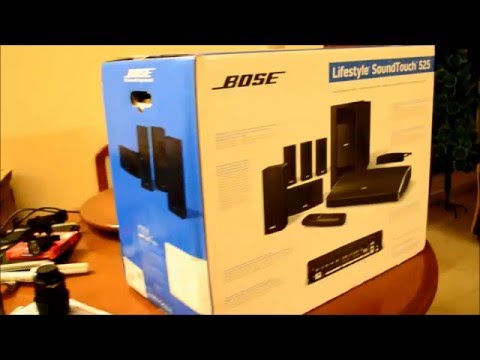 Bose Lifestyle SoundTouch 525 Series III entertainment system unboxing video