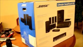 Bose Lifestyle SoundTouch 525 Series III entertainment system unboxing video