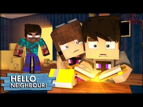 THE LEGEND OF HEROBRINE - HELLO NEIGHBOR #10 (MINECRAFT MACHINIMA)