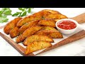 Crispy Potato Wedges | Perfect Oven Baked Snack, Side, or Appetizer!