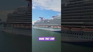can you name this ship?  #carnivalcruise #cruiseship #travel #viralshorts #shorts #familycruise