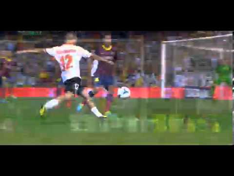 Golazo de Postiga (1-3) Valencia vs Barcelona