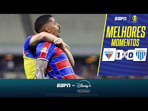 Gols e lances de Fortaleza x Avaí
