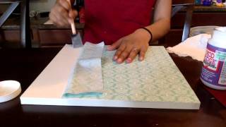 DIY: Upcycle Laminate Furniture!! (Mod Podge)