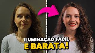 Iluminação de 3 pontos FÁCIL e BARATA para vídeos (Luz de Rembrandt)