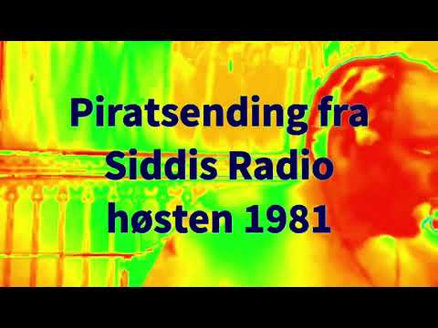 Teddy Nelson snakker om NRK-monopolet på Siddis Radio, piratradio i Stavanger 1981
