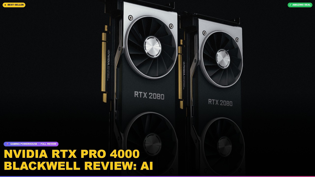 NVIDIA RTX PRO 4000 Blackwell Review: AI Workstation GPU Worth the Money