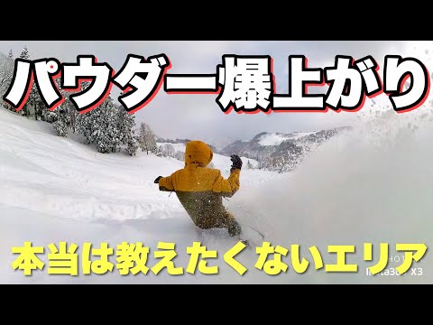 本当は教えたくないパウダー爆上がりエリア