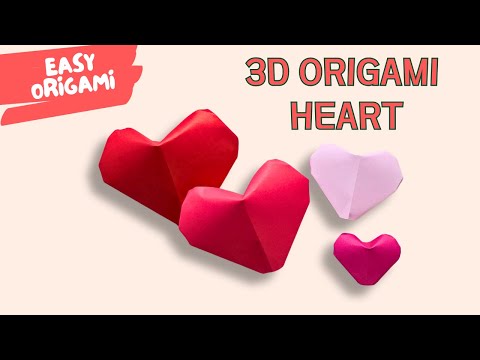 One Paper Gift Box Origami Cute Easy Folding Tutorial