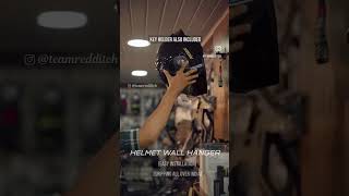 Helmet Wall Hanger | Save Space | #accessories #bike #redditch #bullet #savespace #useful