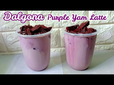 Ube Dalgona Recipe l Dalgona Purple Yam Latte