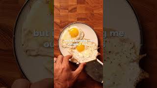how to make the perfect sunny side up egg, every darn time #breakfast #kitchentips #eggs