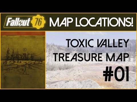 💀Fallout 76 || Toxic Valley 1 (Treasure Map Location)💀