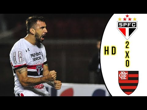 são paulo 2x0 flamengo-HD-brasileirão 2017-melhores momentos(22/10/2017)