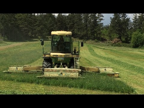 BIG M de Krone, prise en main de l'automotrice de fauche