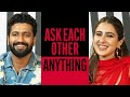 Sara Ali Khan & Vicky Kaushal Ask Each Other Anything | IMDb
