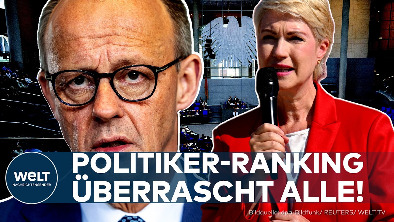 DEUTSCHLAND: Politiker-Ranking überrascht – Schwesig steigt auf Platz vier, Merz bleibt Schlusslicht