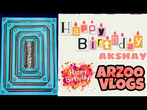 DIY - Birthday ALBUM | How to make Maze card | Multi layer card | ARZOO VLOGS