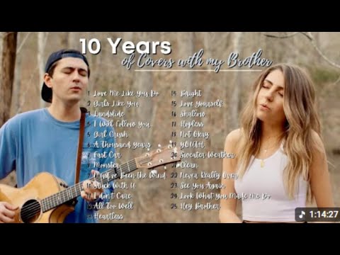 10 Years of Acoustic Covers with my Brother - Jada Facer & Kyson Facer